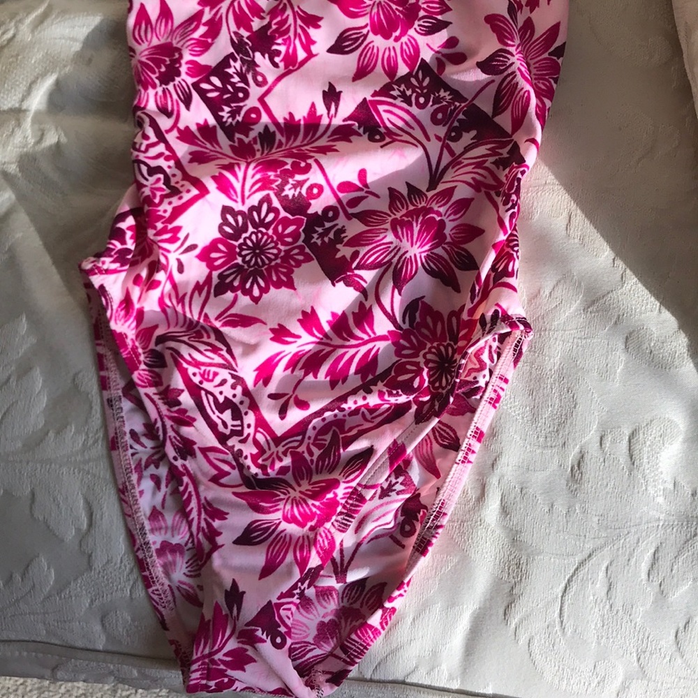 Fuchsia, Raspberry and pink swimsuit